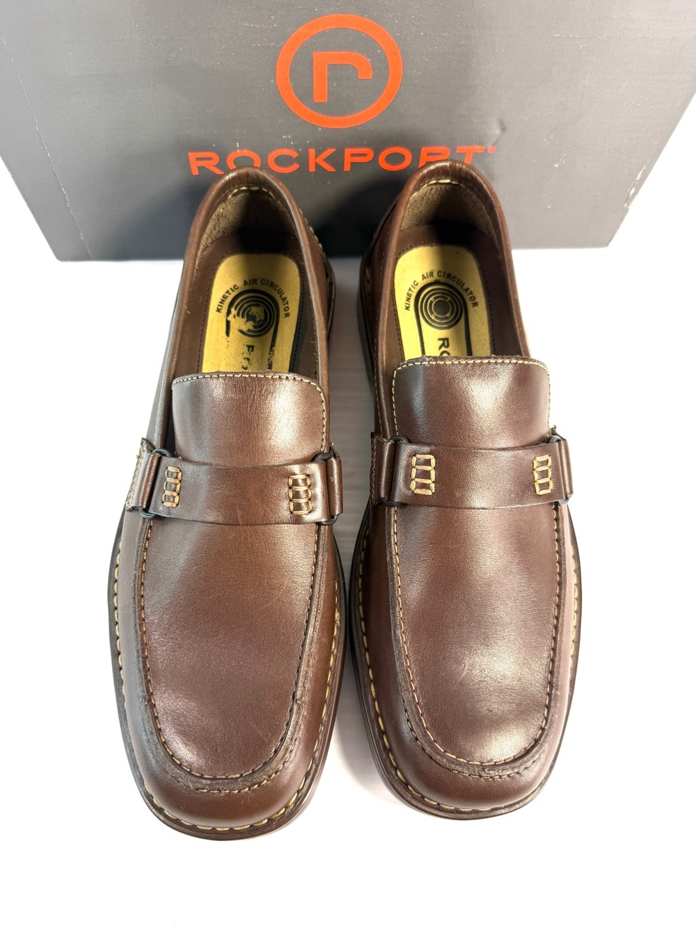 Rockport Kinetic Air, Circulator In Brown Leather